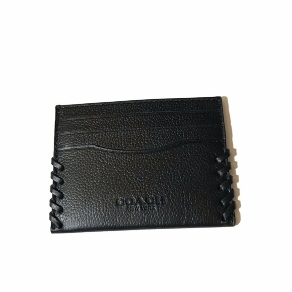 Coach Other - Coach Men's Black Slim Card Case NWT